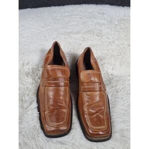 Fratelli Select Shoes Mens Size 11M Leather Slip On Loafers Dress Made in Italy